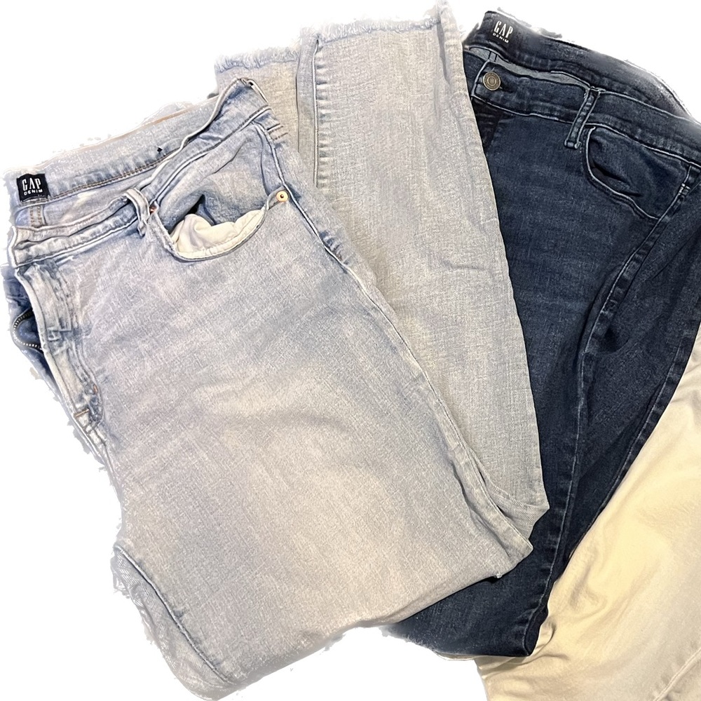 Bundle! Gap jeans, women’s 18 tall. Skinny and boyfriend